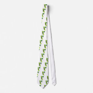 Liebe-Zesty Limoner grüner Stilett-Schuh und Herz Krawatte