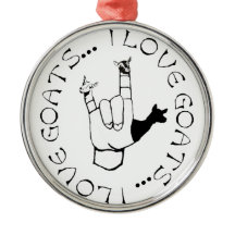 LIEBE-ZIEGEN ASL-ZEICHEN-I!