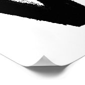 Liebe Zitat Art|Moderne Farben, einfarbig, einfach Poster (Ecke)