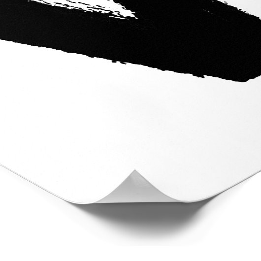 Liebe Zitat Art|Moderne Farben, einfarbig, einfach Poster (Ecke)