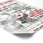 Liebe Zitat für Ehefrau Geburtstag, Ehefrau Paare  Fotodruck (Ecke)