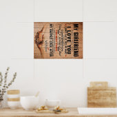 Liebe-Zitat für Freundin, Geburtstagsgeschenk für Poster (Küche)