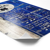 Liebe-Zitat für Geschenkidee von Ehemann, Geburtst Fotodruck (Ecke)