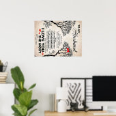 Liebe-Zitat für Geschenkidee von Ehemann, Geburtst Poster (Heimbüro)