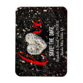 Liebe Zitat Hawaii Beach Foto Save the Date Magnet (Vertikal)