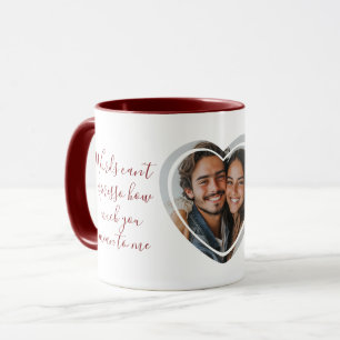 Liebe Zitat Individuelle Namen ich Herz gestapelte Tasse