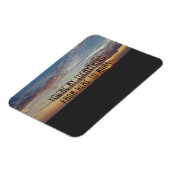 Liebe Zitat Magnet, Sonnenuntergang, Coheed und Ca Magnet (Linke Seite)