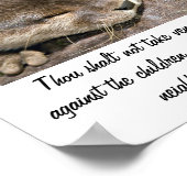 Liebe Zitat Poster - Otters White (Ecke)