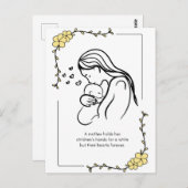 Liebe-Zitat-Postkarte der Mutter Postkarte (Vorne/Hinten)