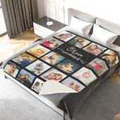 Liebe Zitat Schwarz 18 FotoCollage Sherpadecke