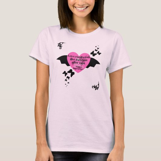 Liebe Zitat-Shakespeare T-Shirt (Vorderseite)