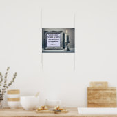 Liebe Zitat - Voltaire Poster (Küche)
