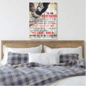 Liebe-Zitate für Husband | Mein Ehemann-Brief | Leinwanddruck (Insitu (Schlafzimmer))