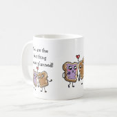 Liebe Zitate für ihn - lustig - kann Personalisier Kaffeetasse (Vorderseite Links)