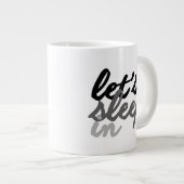 Liebe-Zitate VI Jumbo-Tasse (Vorderseite Rechts)