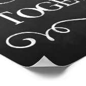 Liebe zitieren Kunst Chalkboard Kunst drucken Vale Poster (Ecke)