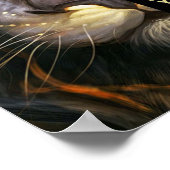 Liebe zitiert Buchstaben, zu meinem Vater Geschenk Poster (Ecke)