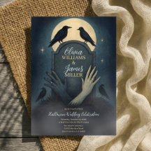 Liebe Zombie Graveyard Gothic Halloween Hochzeit