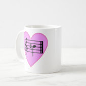 Liebe zu B natürlich Kaffeetasse (Vorderseite Links)