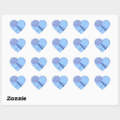 Liebe zu Crochet Heart Stickers (Blatt)