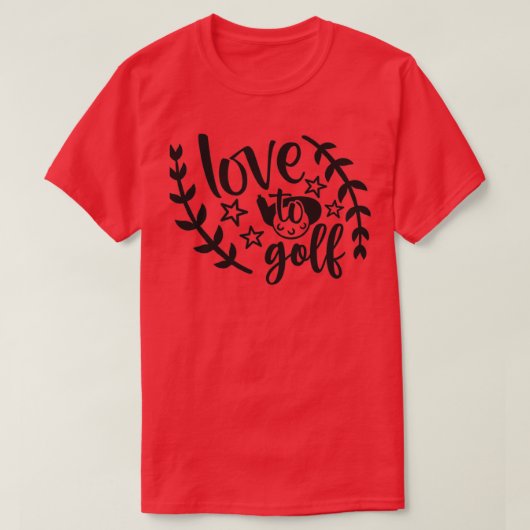 LIEBE ZU GOLF T-Shirt (Design vorne)