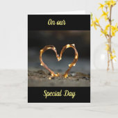 LIEBE ZU "IHNEN" AM "JAHRESTAG" KARTE (Gelbe Blume)