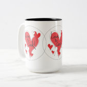 Liebe zu kochen! Tasse (Vorderseite Links)