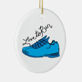 Liebe zu laufen keramikornament (Rechts)