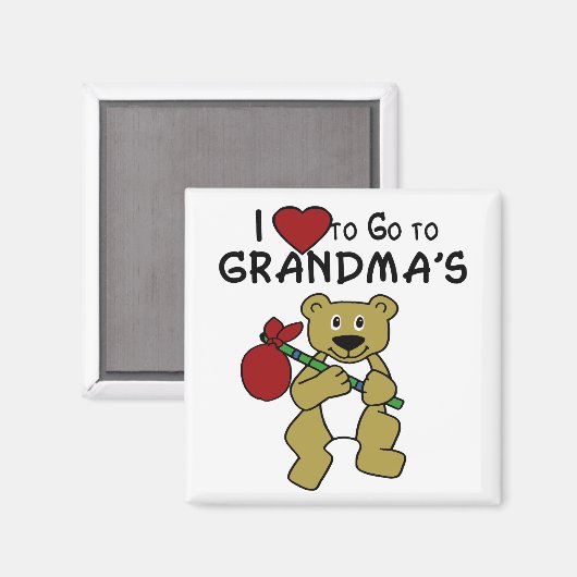 Liebe zu Oma Magnet (Vorderseite/Rückseite)