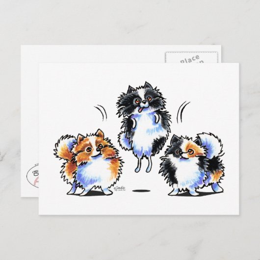 Liebe zu Parti-Spitzen Postkarte (Vorne/Hinten)