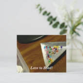 Liebe zu Perlen! Postkarte (Stehend Vorderseite)