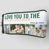 Liebe zu Rough and Back 4 Foto Green Gold Golf Headcover (Vorderseite)