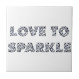 Liebe zu sparkle fliese