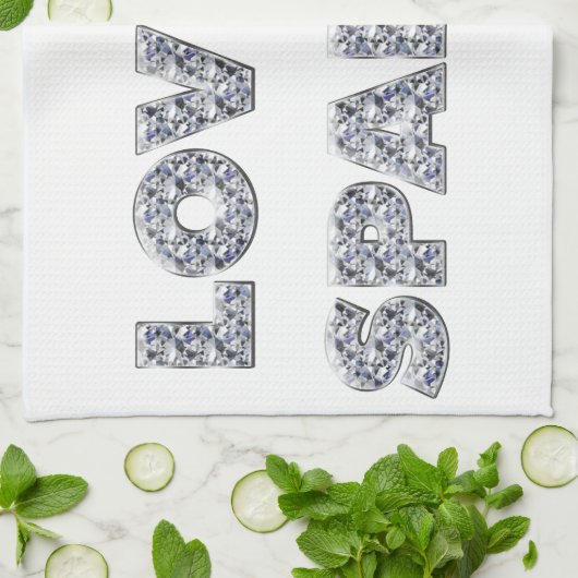 Liebe zu sparkle handtuch (Gefaltet)