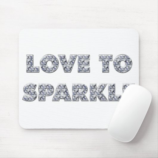 Liebe zu sparkle mousepad (Mit Mouse)