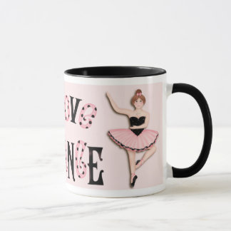 Liebe zu tanzen tasse
