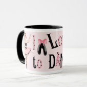 Liebe zu tanzen tasse (Vorderseite Links)