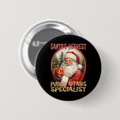 Liebe zu Weihnachtsfeiertagen X Button (Vorne & Hinten)
