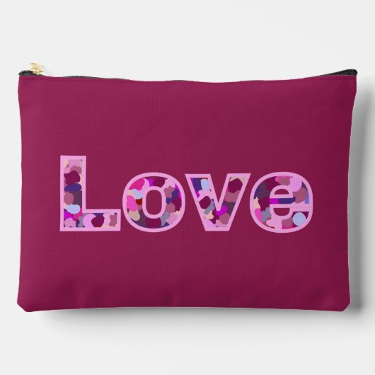 LIEBE ZUBEHÖRTASCHE (Vorderseite)