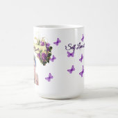 Liebe zuerst. kaffeetasse (Mittel)