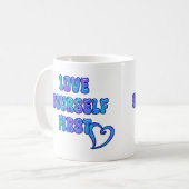 Liebe zuerst kaffeetasse (Vorderseite Links)