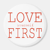 Liebe zuerst magnet (Vorne)