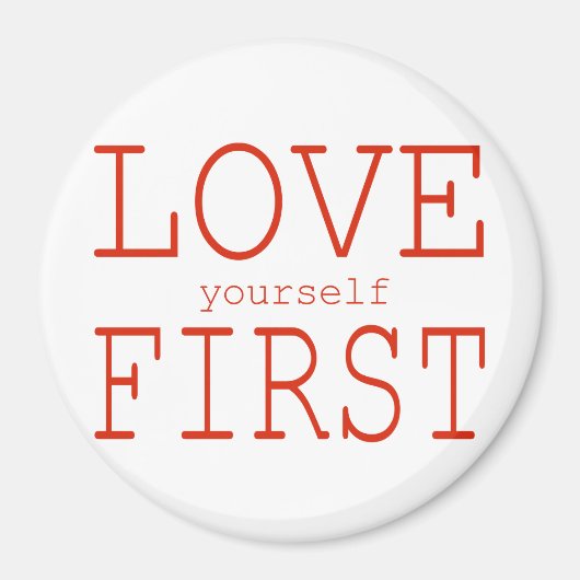 Liebe zuerst magnet (Vorne)