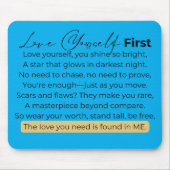 Liebe zuerst mousepad (Vorne)