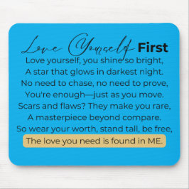 Liebe zuerst mousepad