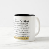 Liebe zuerst zweifarbige tasse (VorderseiteRechts)