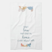 Liebe Zuhause Ferrets Geschirrtuch (Vertikal)