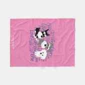 Liebe, Zuhause - kundengerechte Fleecedecke (Vorderseite (Horizontal))