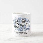 Liebe, Zuhause - Schnauzer-Weiß-Tasse Kaffeetasse (Mittel)