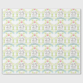 Liebe zum 23. Jubiläum Geschenkpapier (Flach)